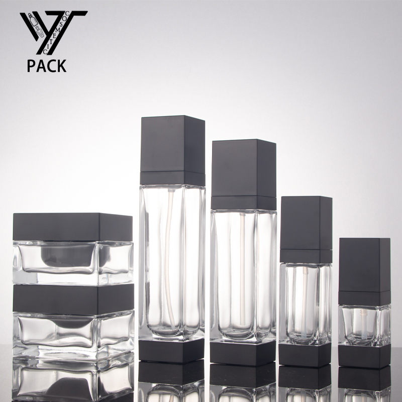Black Cosmetic Bottle